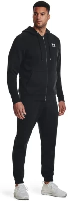 Толстовка Under Armour UA Essential Fleece FZ Hood-BLK 1373881-001